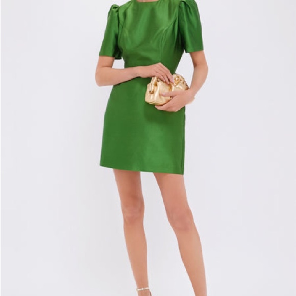 Tuckernuck Dupioni Carine Green Dress
